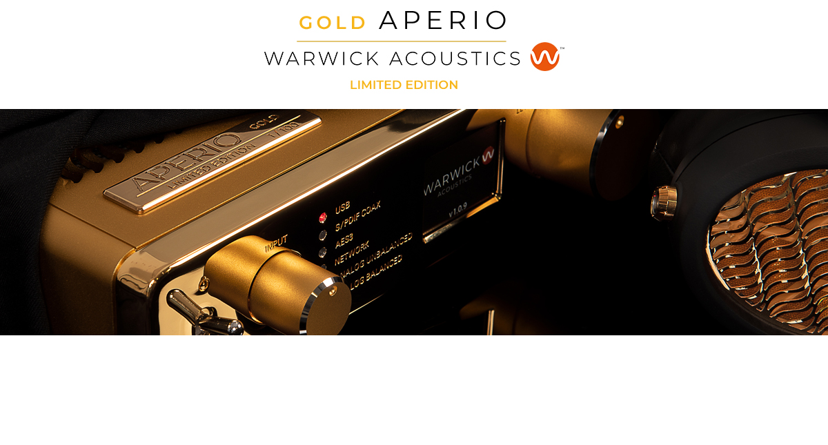 Warwick Acoustics Limited Edition Gold APERIO
